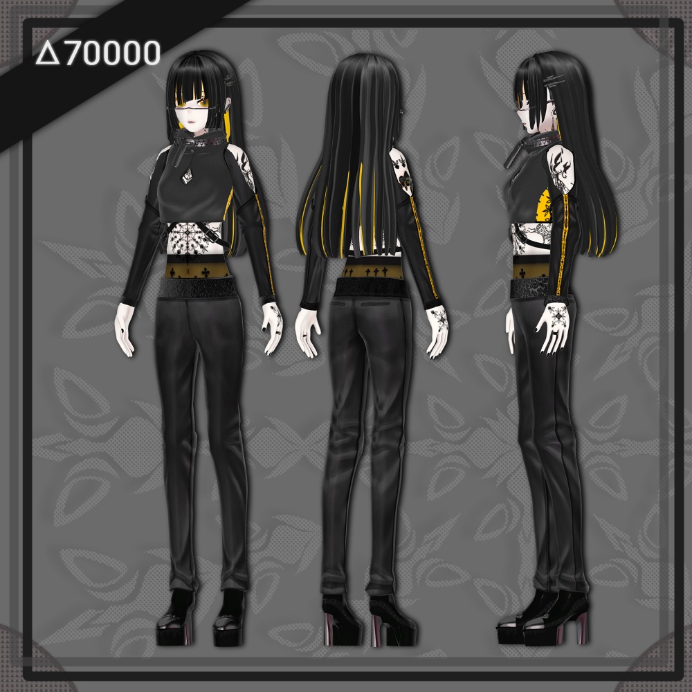 ヘナ - HENNA/オリジナル3Dモデル #HENNA3D