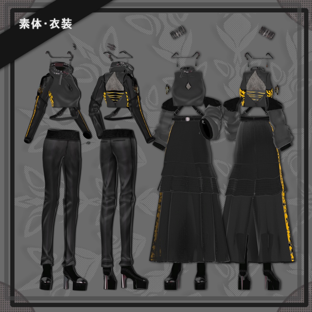 ヘナ - HENNA/オリジナル3Dモデル #HENNA3D