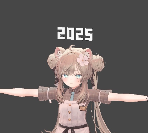 2025年が、3025年に、、なっちゃった‼️💦(3Dモデル)