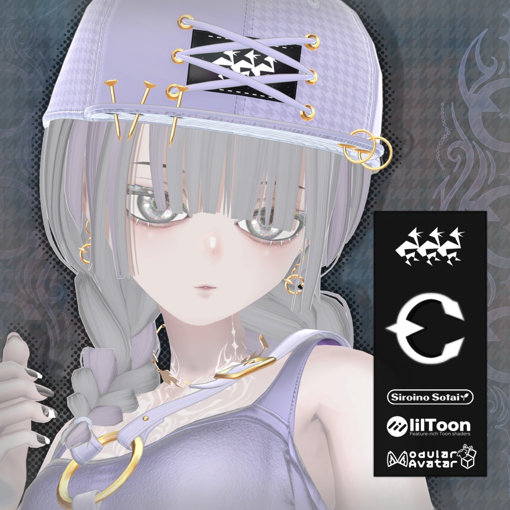 C/オリジナル3Dモデル #C_3D #SiroinoSotai