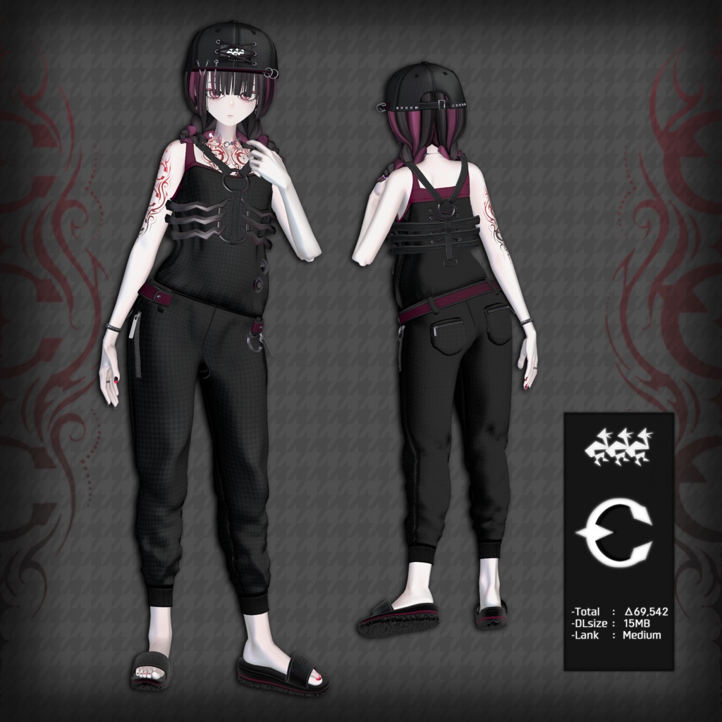 C/オリジナル3Dモデル #C_3D