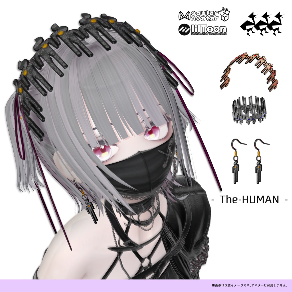 【5月 無料】The-HUMAN／3パターンアクセサリー
