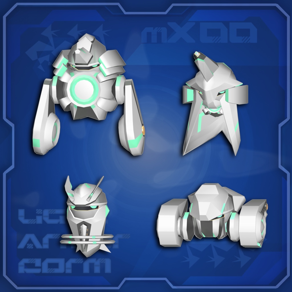 オリジナルアバター&ムチォ用差し替えモデルセット #mX00
