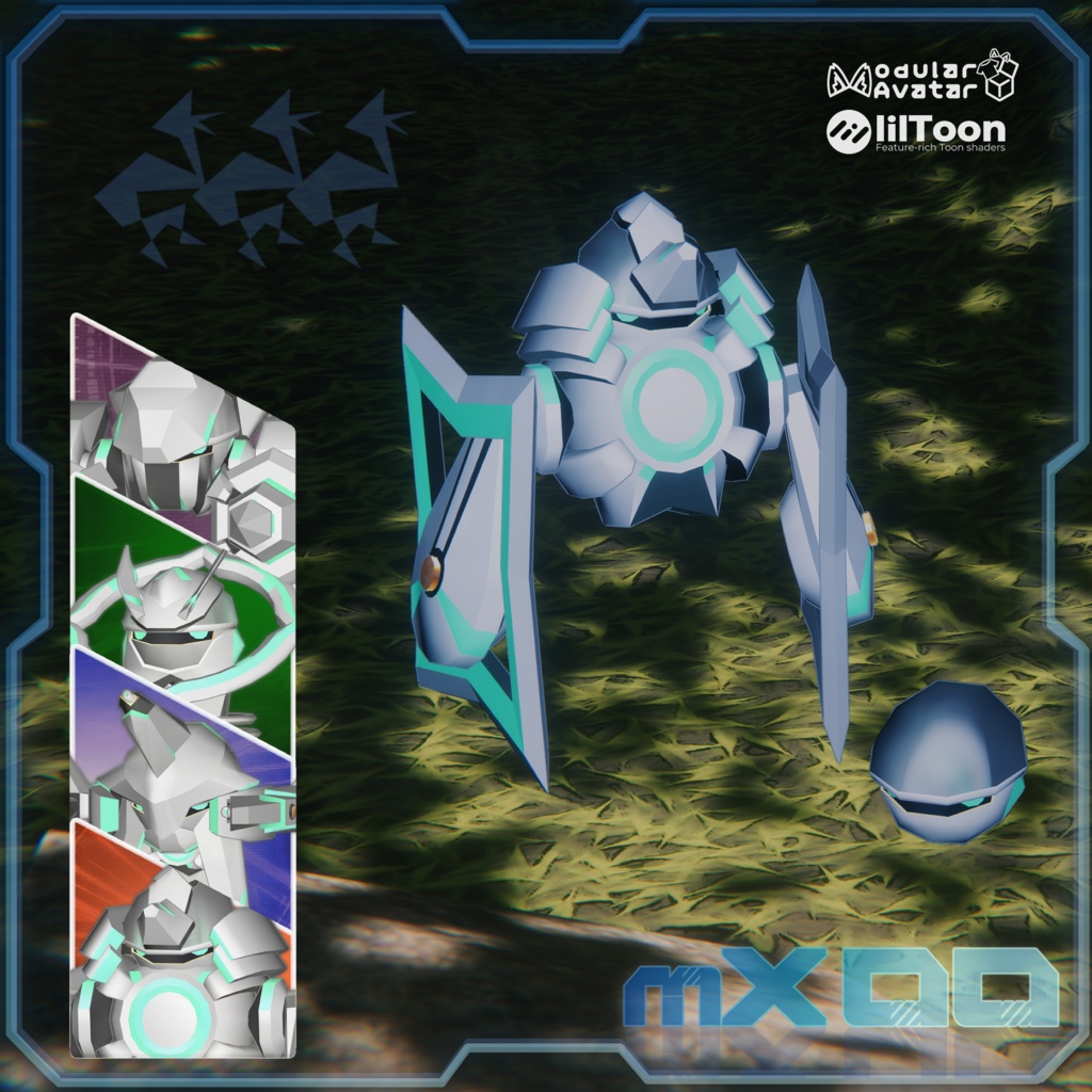オリジナルアバター＆ムチォ用差し替えモデルセット #mX00