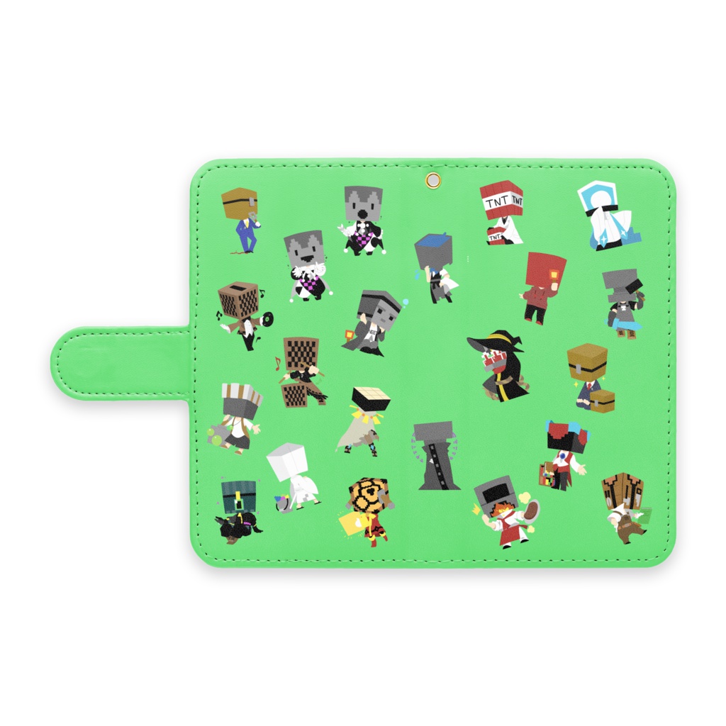 マイクラ異形頭スマホカバー