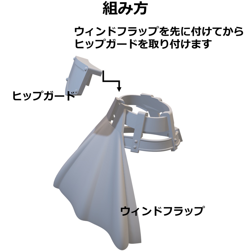 1/12 フィギュアサポートシリーズ ポーチ 02「レンジャーポーチセット 手甲付き/Ranger Pouch with Hand Armor」