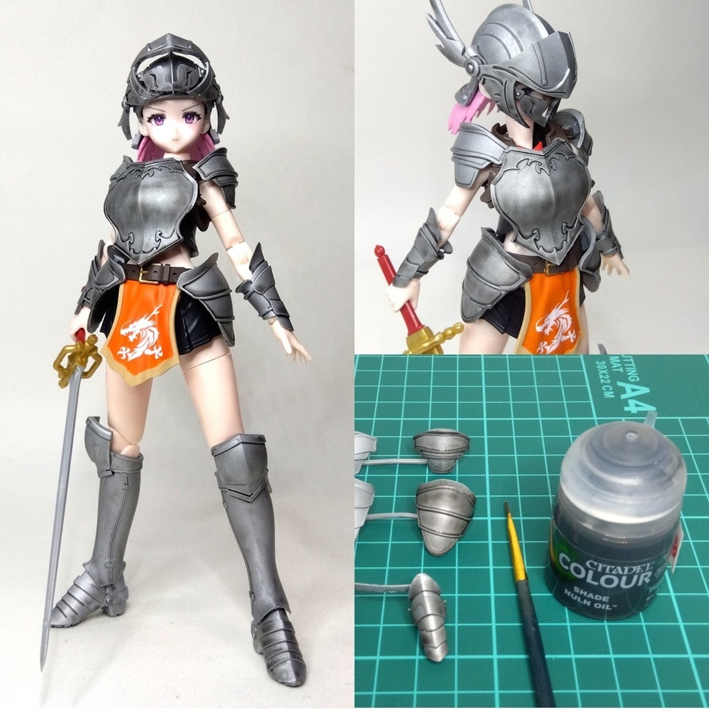 1/12 フィギュアサポートシリーズ 防具03「アイアンアーマーセット/Iron Armor set」