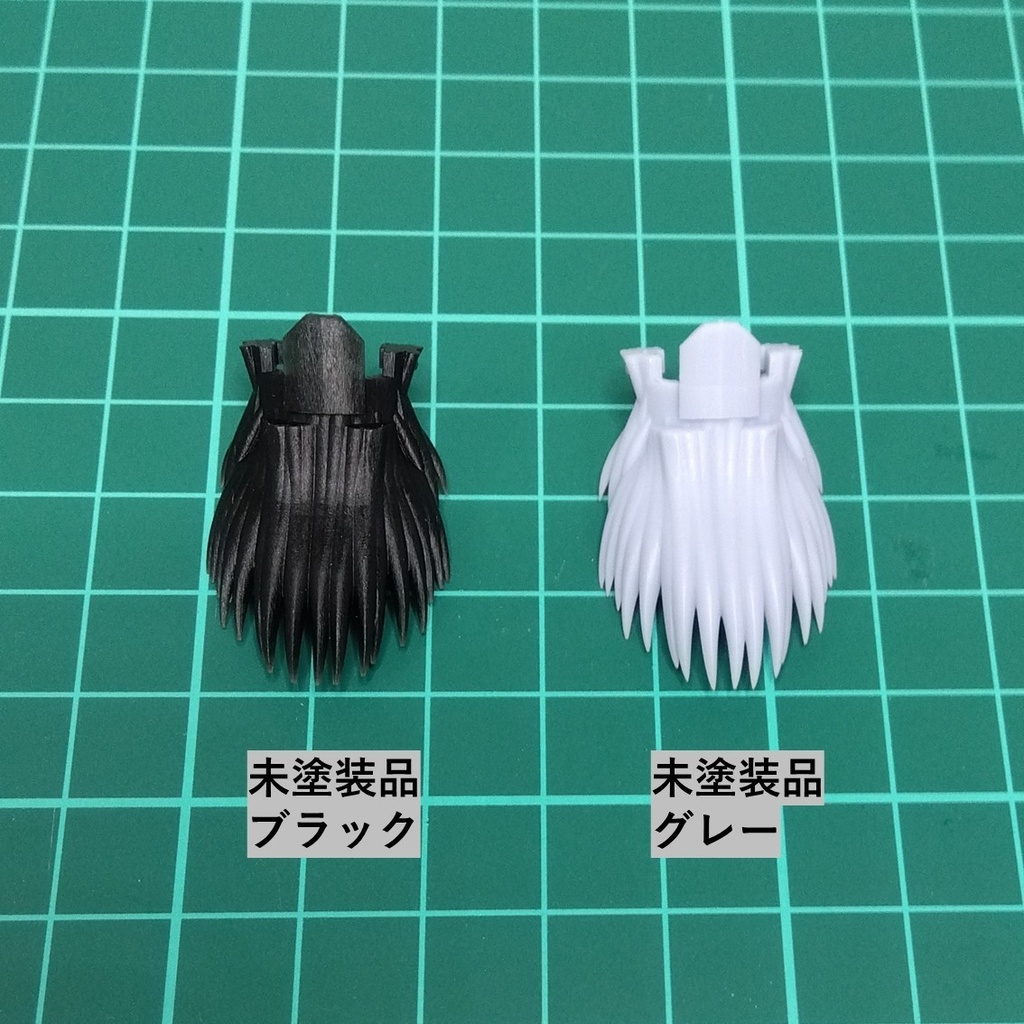 バスタードールサポートシリーズ 後ろ髪-01 オプションヘアーA アイアンヘルムBD用