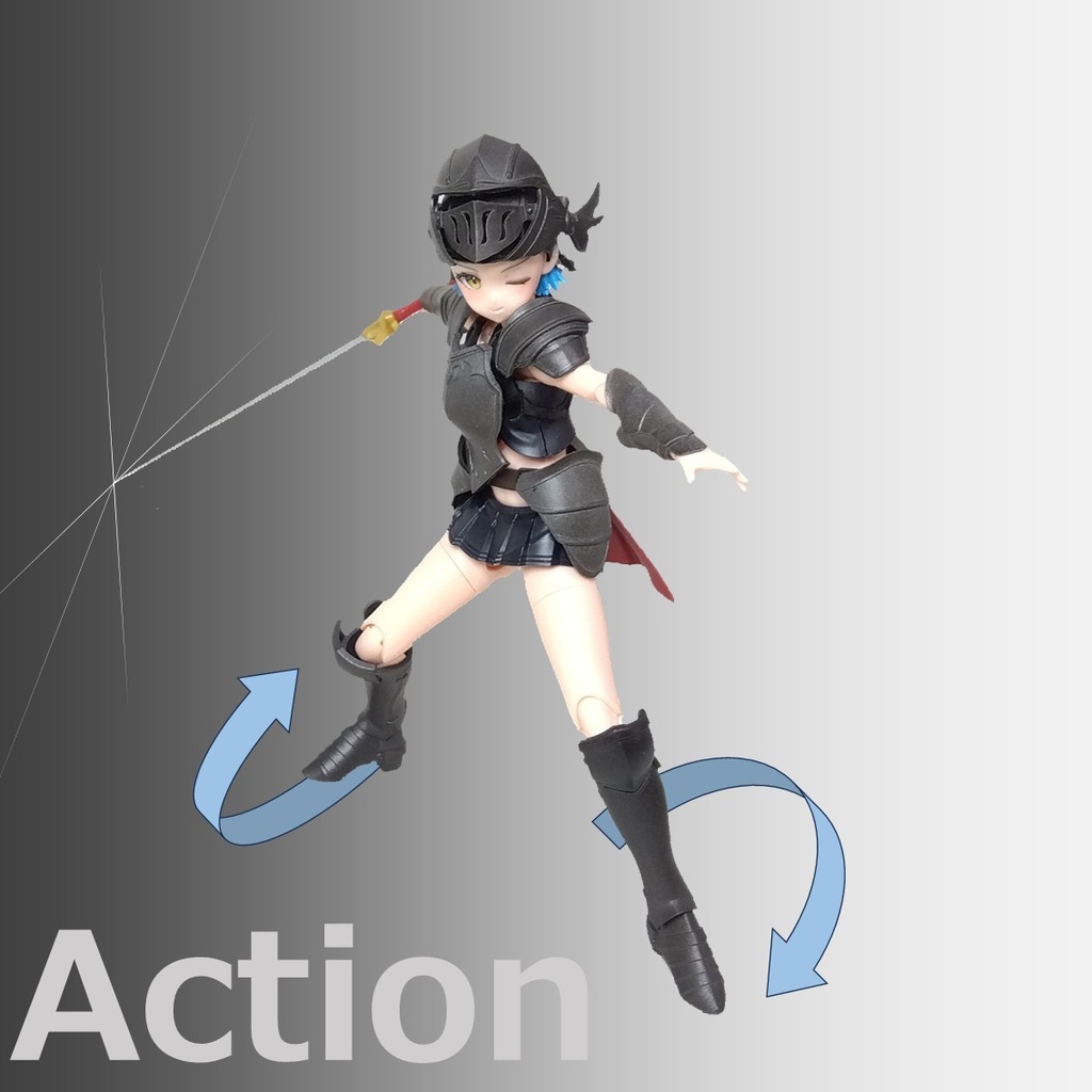 1/12 フィギュアサポートシリーズ シューズ 02「アイアングリーブ-M /Iron Greaves-M」