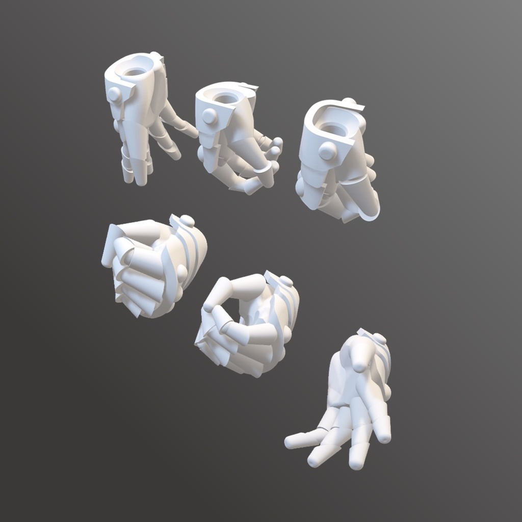 アイアングローブ(平手・武器持ち手・拳)