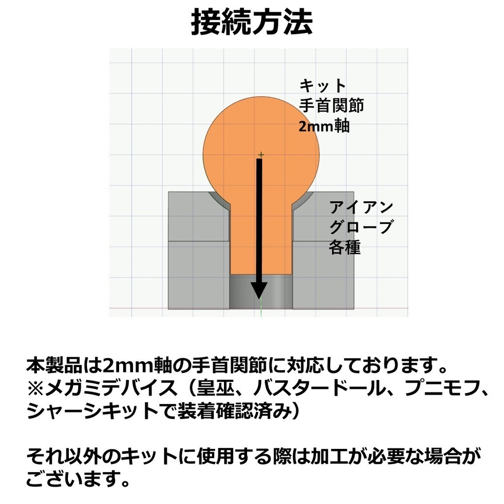 アイアングローブ(平手・武器持ち手・拳)