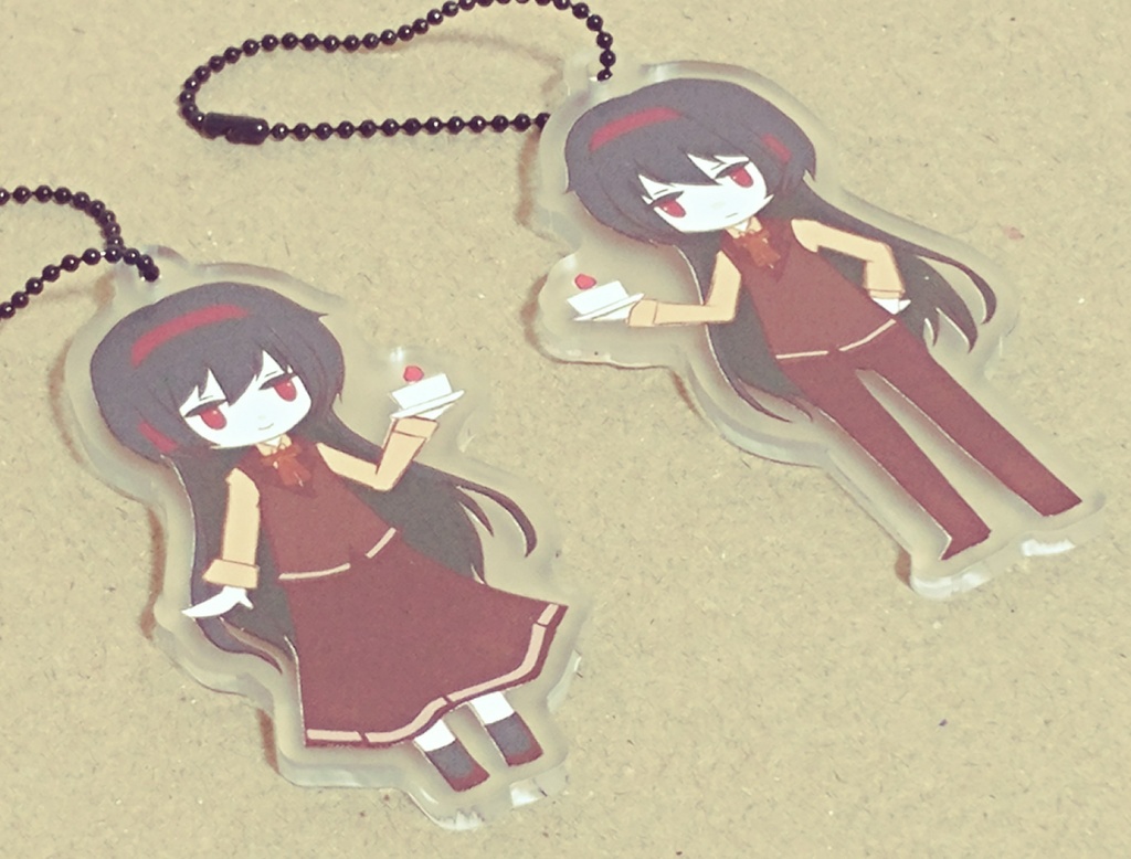ペアアクリルキーホルダー