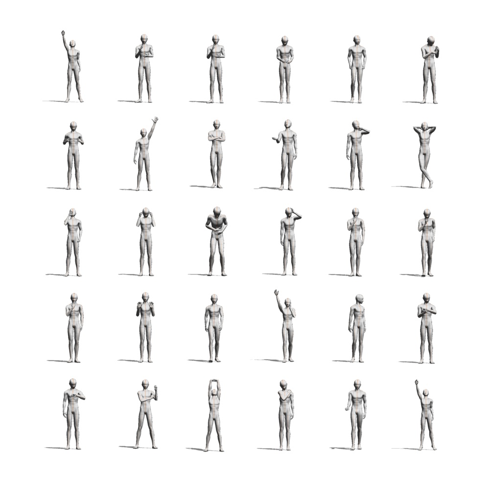 瞬POSE|立ちポーズ【30種】