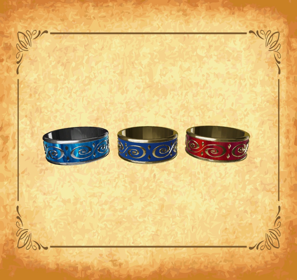 【VRC想定】金の指輪B