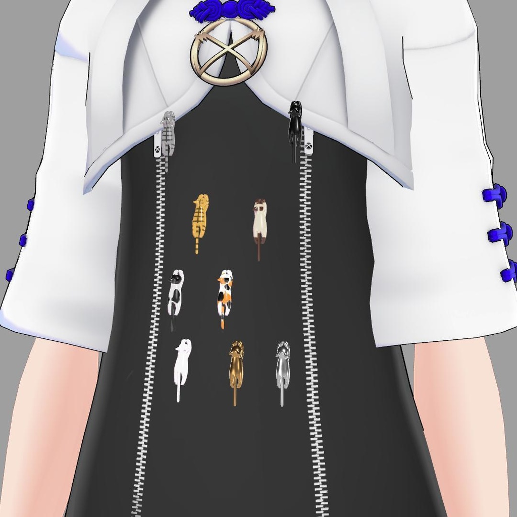 【期間限定プチセール】ぶら下がる猫の耳飾り【揺れる】【マテリアル全9種】