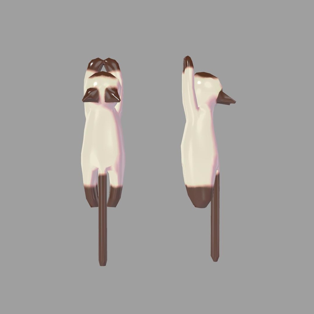 【期間限定プチセール】ぶら下がる猫の耳飾り【揺れる】【マテリアル全9種】