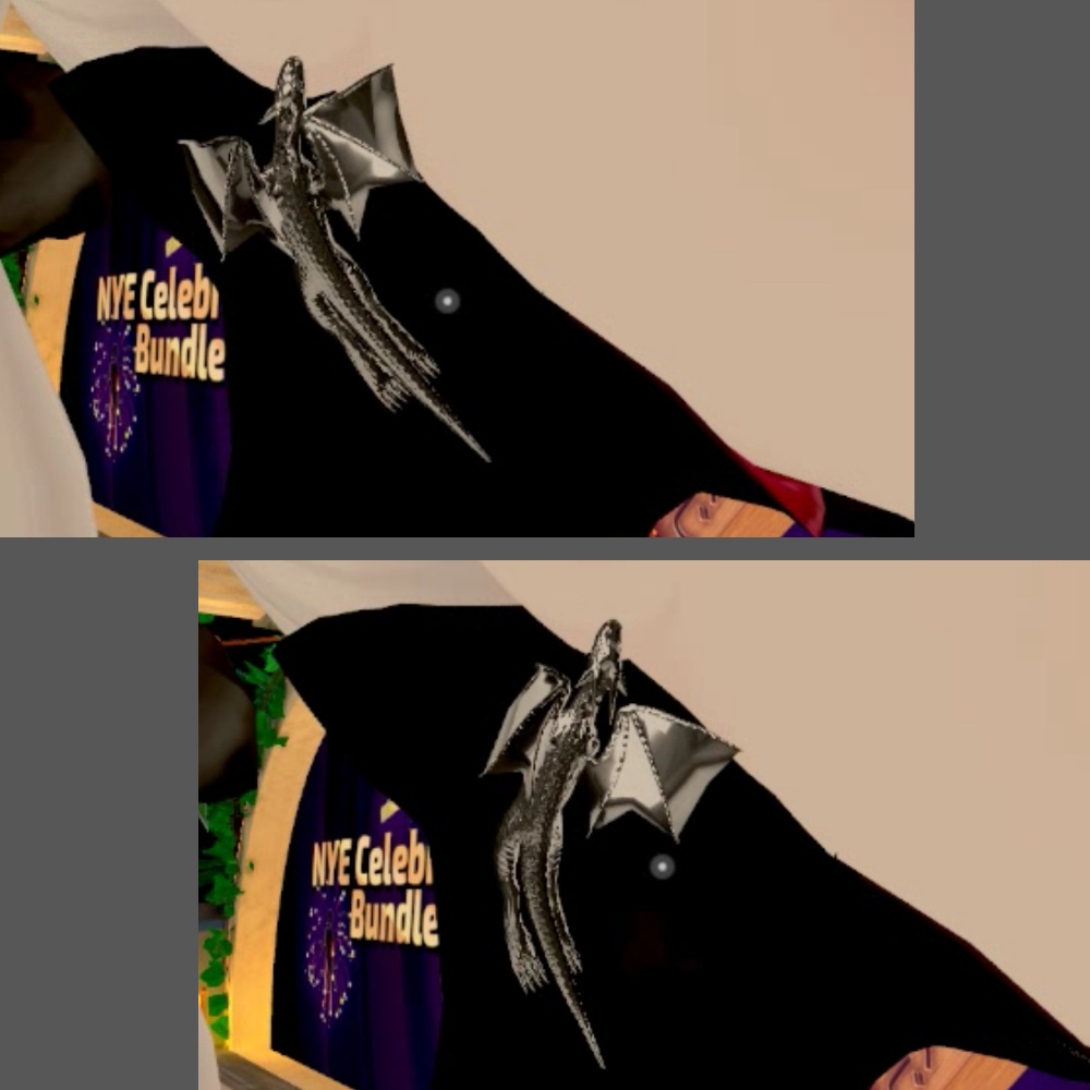 2/3までプチセール価格【VRC想定】噛みつくドラゴンピアス【揺れる】