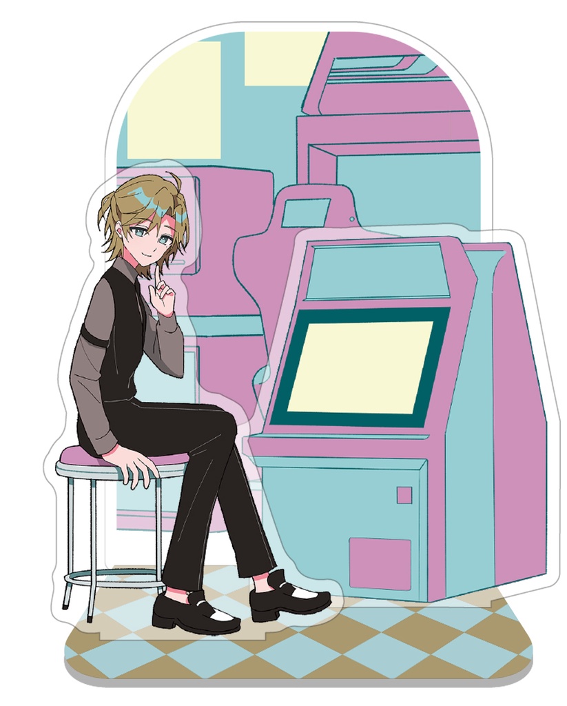 七次元生徒会アクリルジオラマ