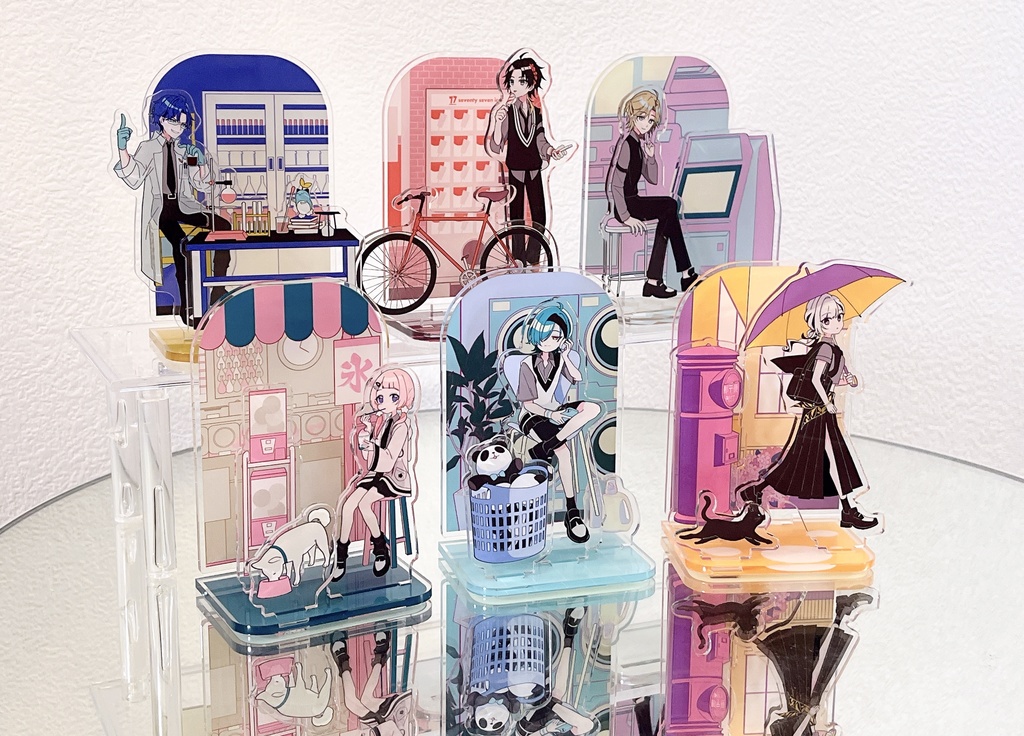 七次元生徒会アクリルジオラマ