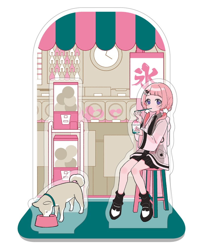 七次元生徒会アクリルジオラマ