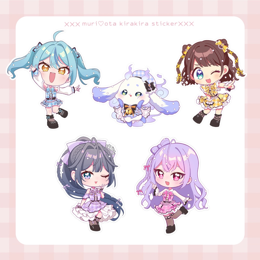 無理オタ♡キラキラステッカー