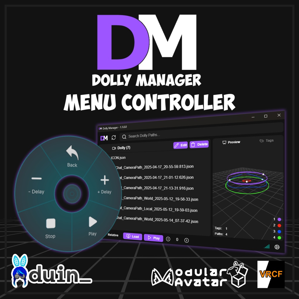 Dolly Manager Avatar Menu