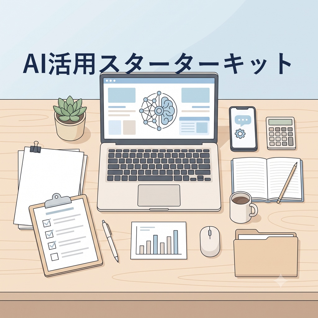 副業・個人事業向けAI活用スターターキット(プロンプト集+収支管理テンプレート)