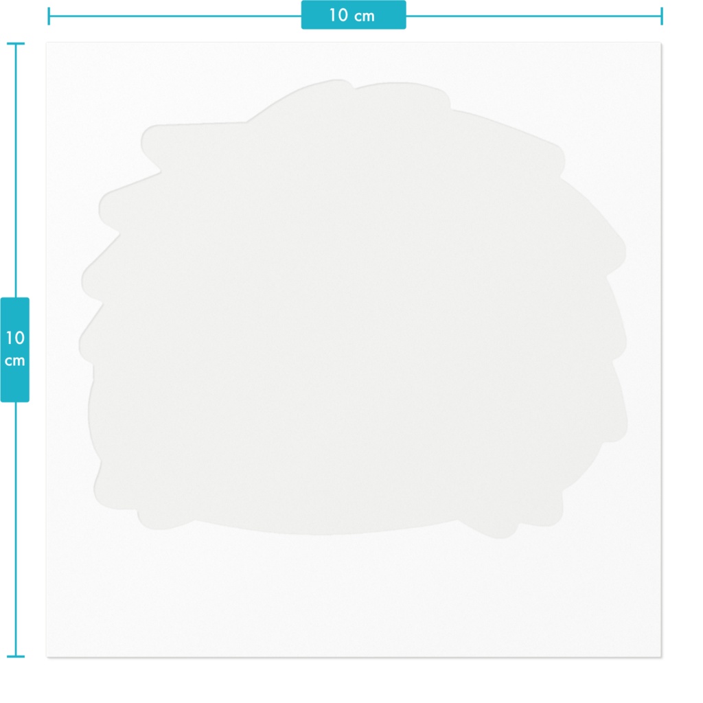 八二嶋たつぼステッカー【100㎜×100㎜】
