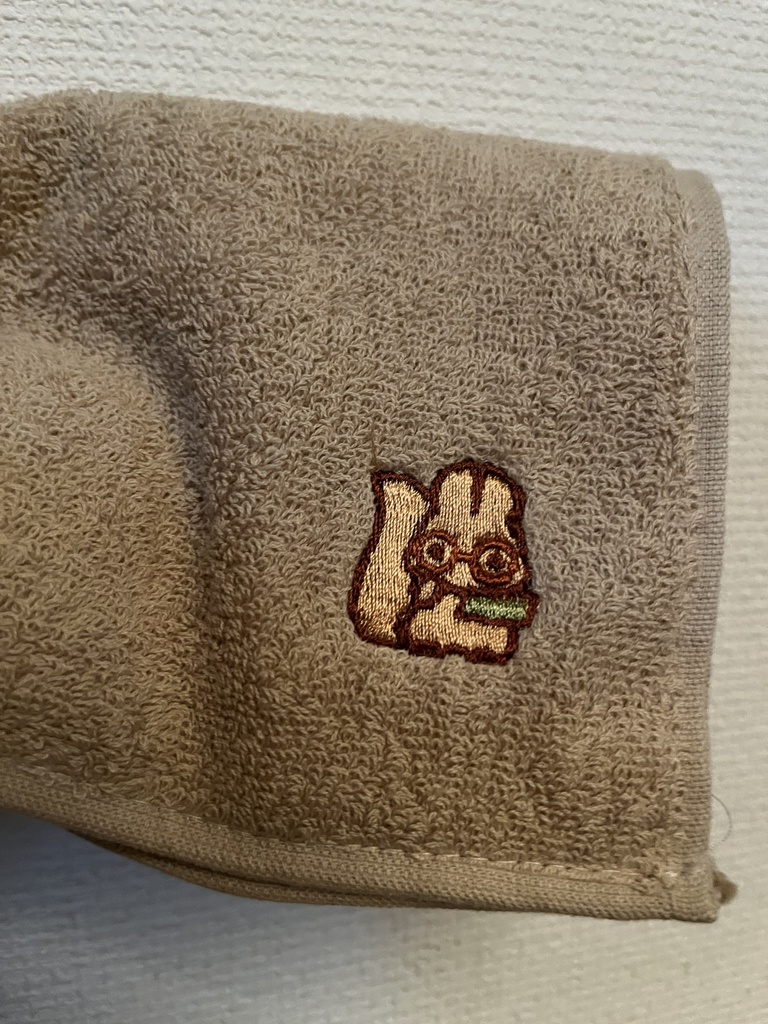 概念刺繍のハンカチ(2021年ズ)