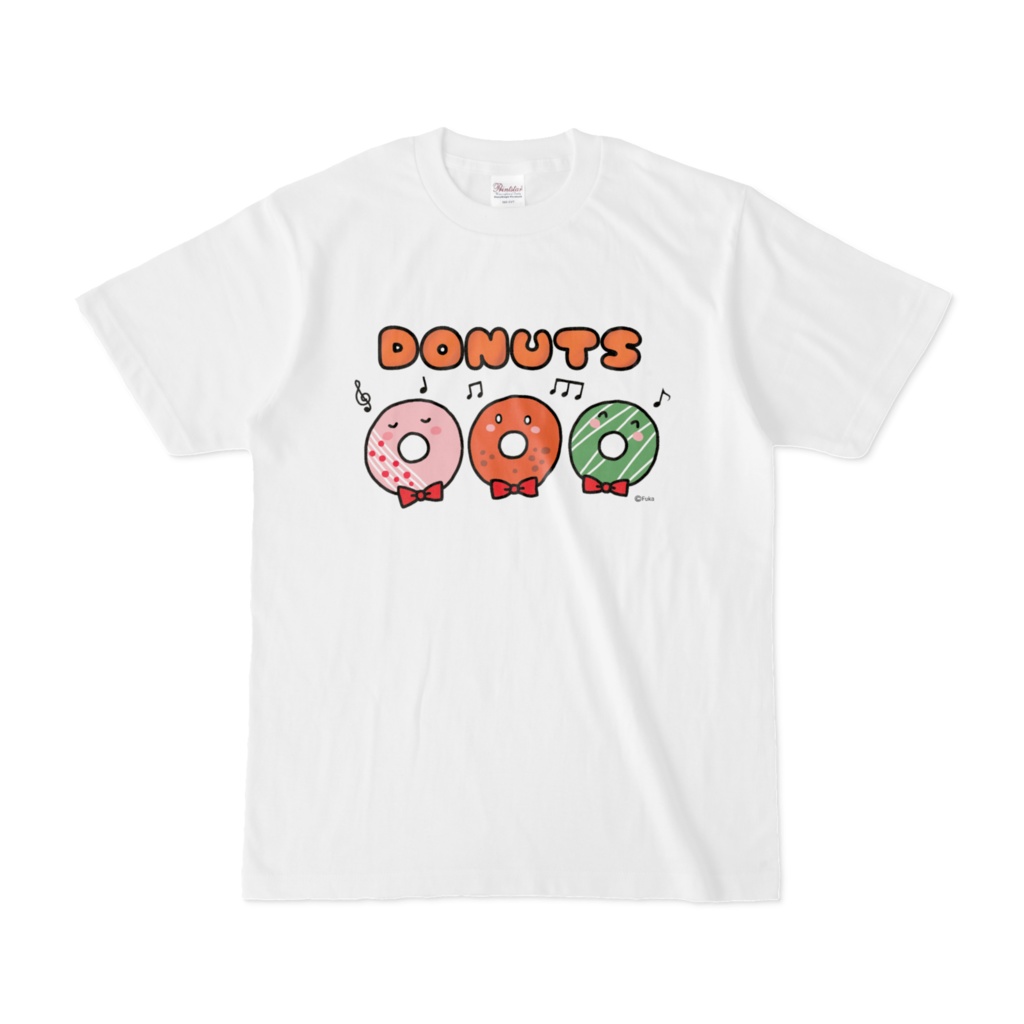 歌うドーナツトリオTシャツ