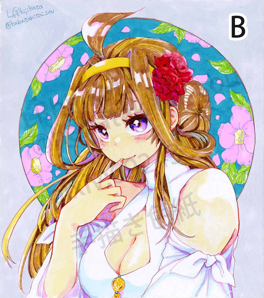 手描き色紙(大)