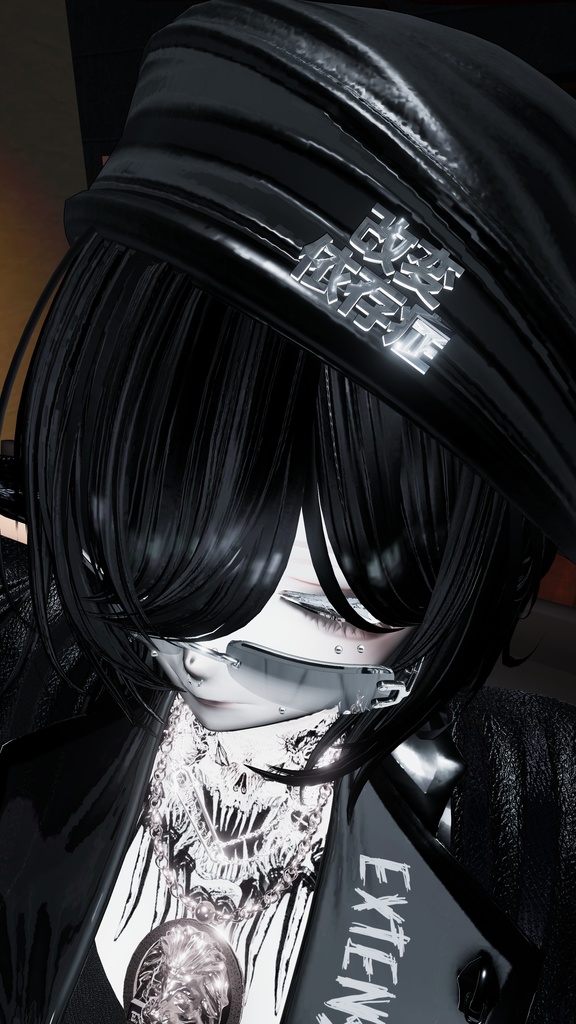 VRC 文字ヘアピン