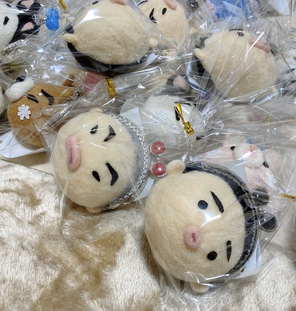 山王 お顔ミニがま口