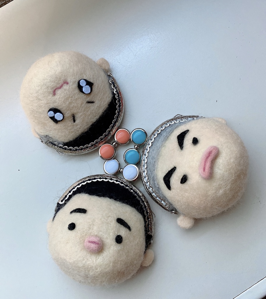 山王 お顔ミニがま口