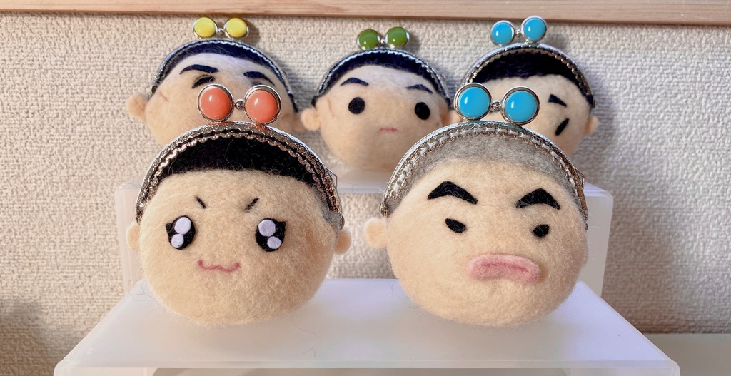 山王 お顔ミニがま口