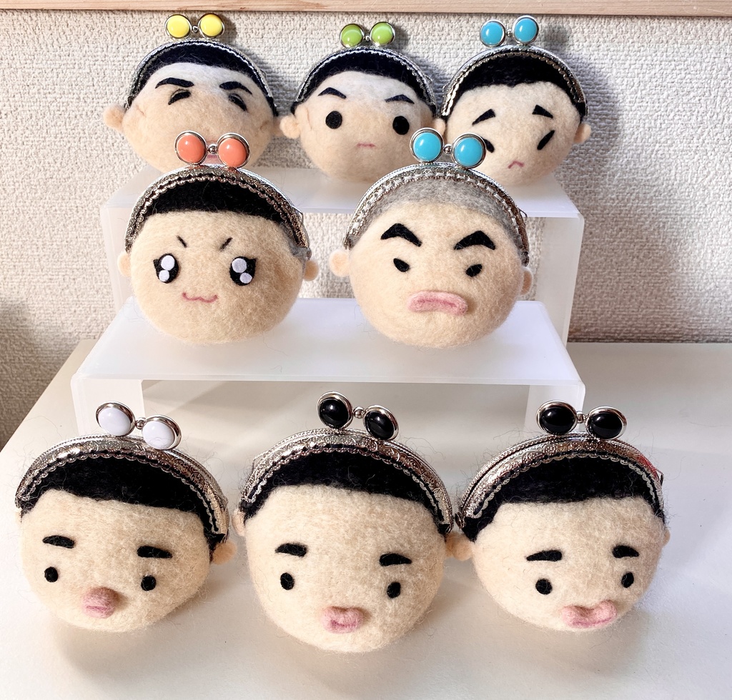 山王 お顔ミニがま口