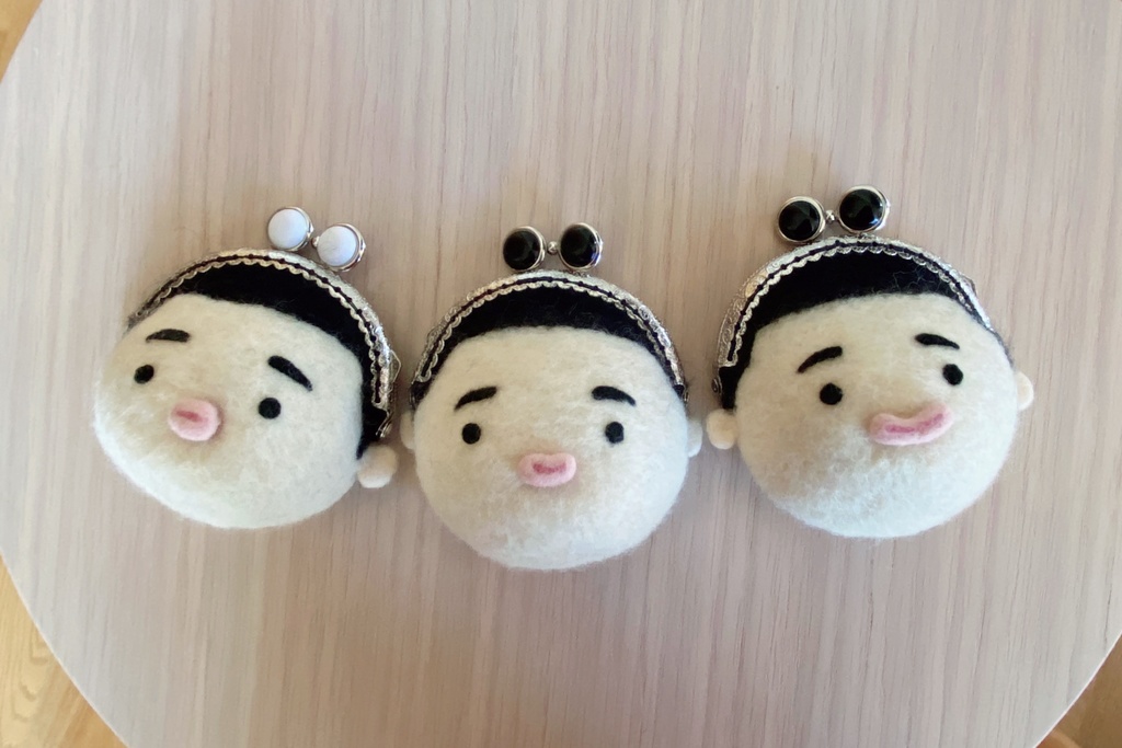 山王 お顔ミニがま口