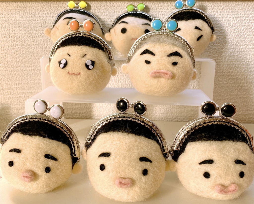 山王 お顔ミニがま口