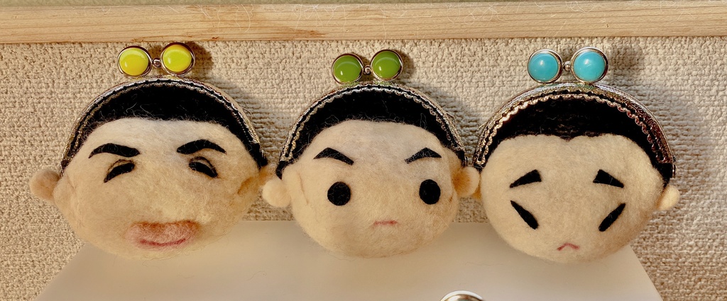 山王 お顔ミニがま口