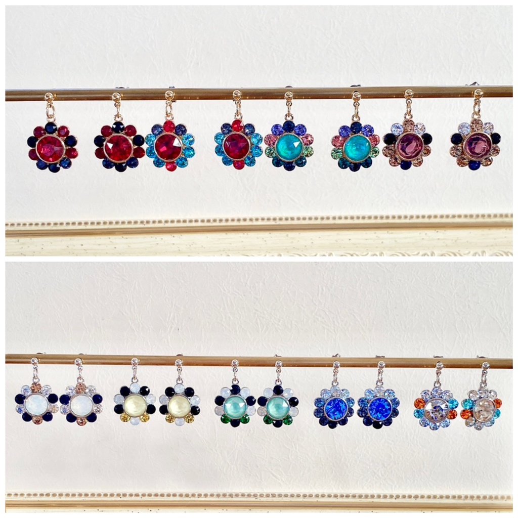 刀剣男士イメージ ビジューピアス/イヤリング 『閃々』