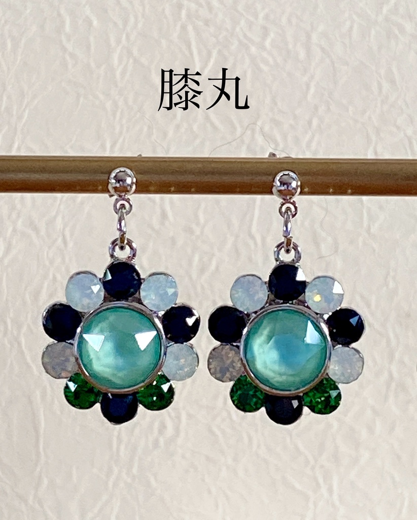 刀剣男士イメージ ビジューピアス/イヤリング 『閃々』