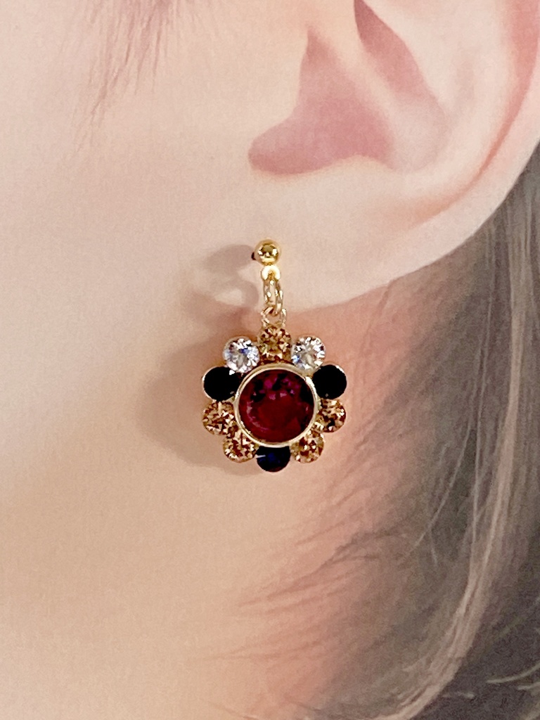 刀剣男士イメージ ビジューピアス/イヤリング 『閃々』