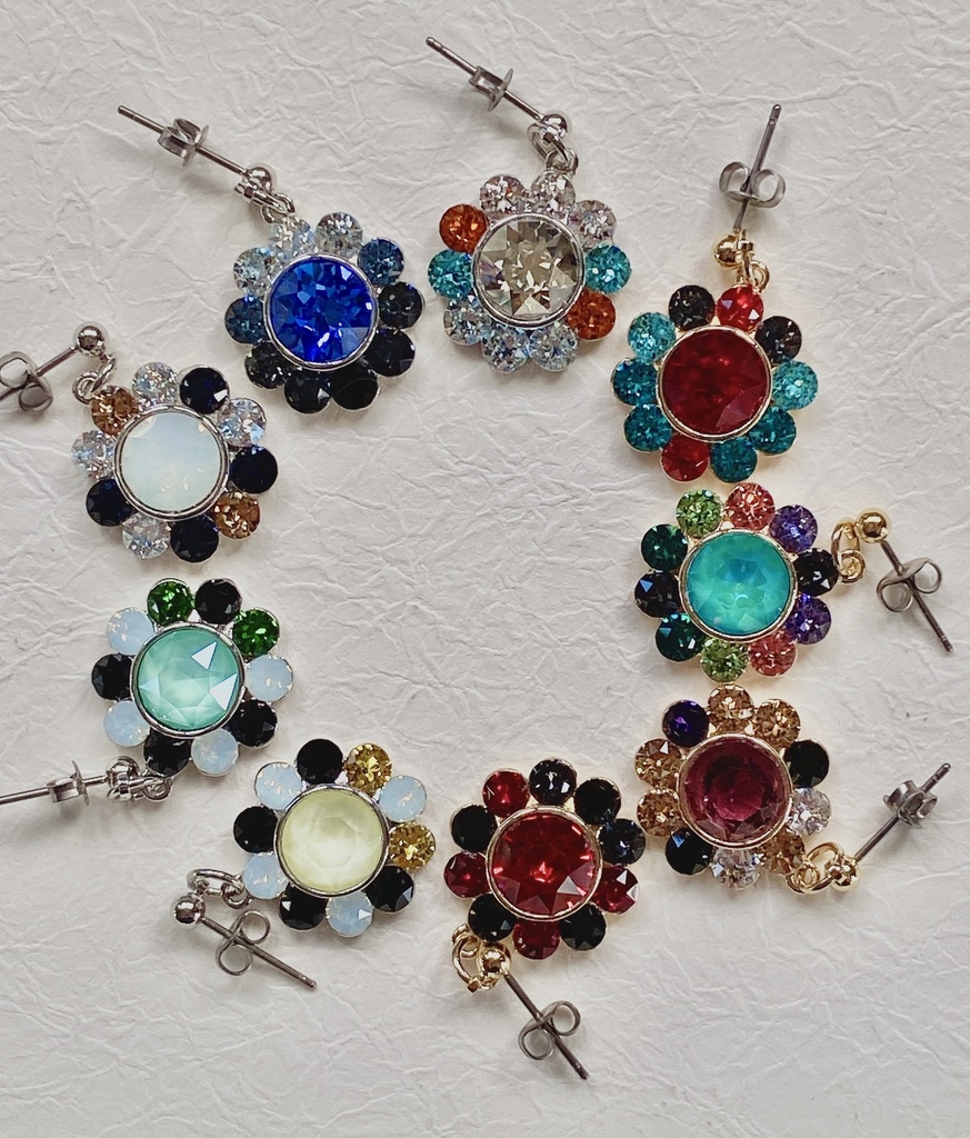 刀剣男士イメージ ビジューピアス/イヤリング 『閃々』