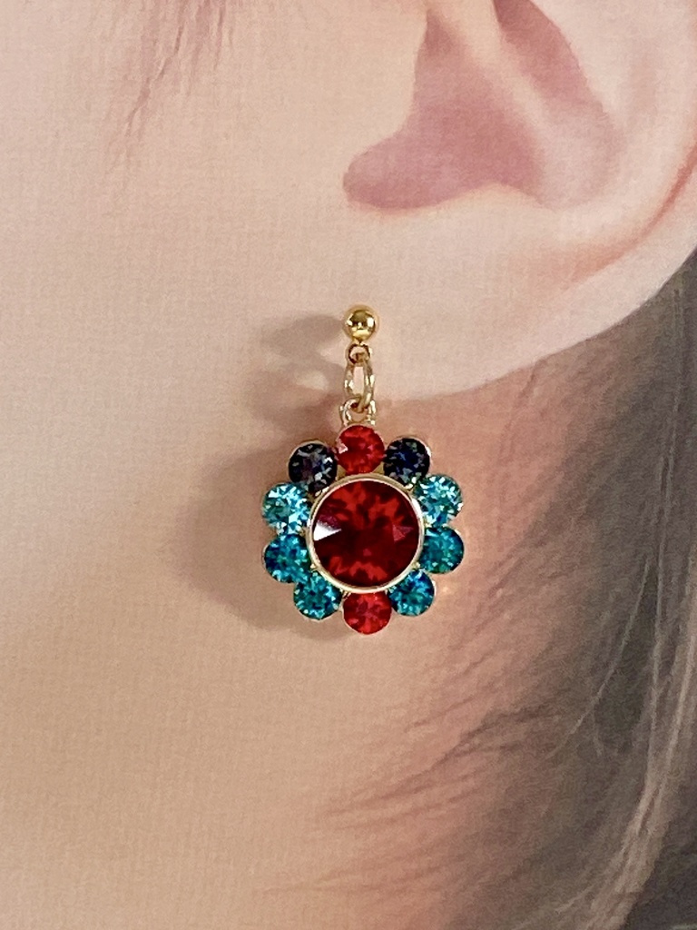 刀剣男士イメージ ビジューピアス/イヤリング 『閃々』