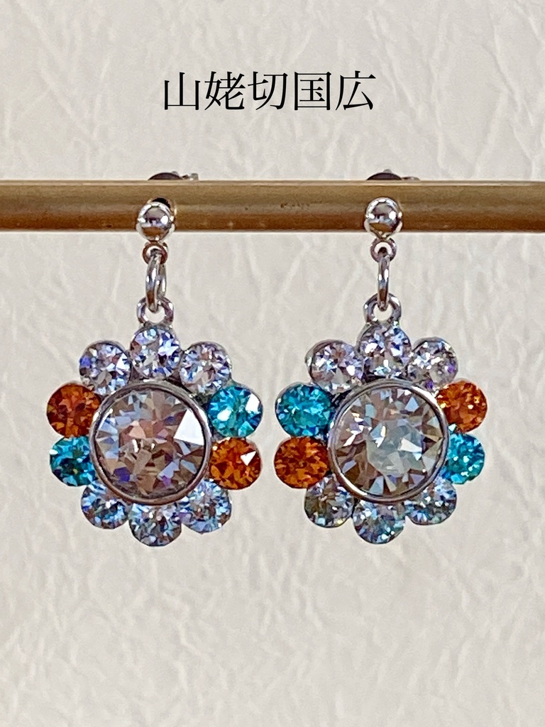 刀剣男士イメージ ビジューピアス/イヤリング 『閃々』