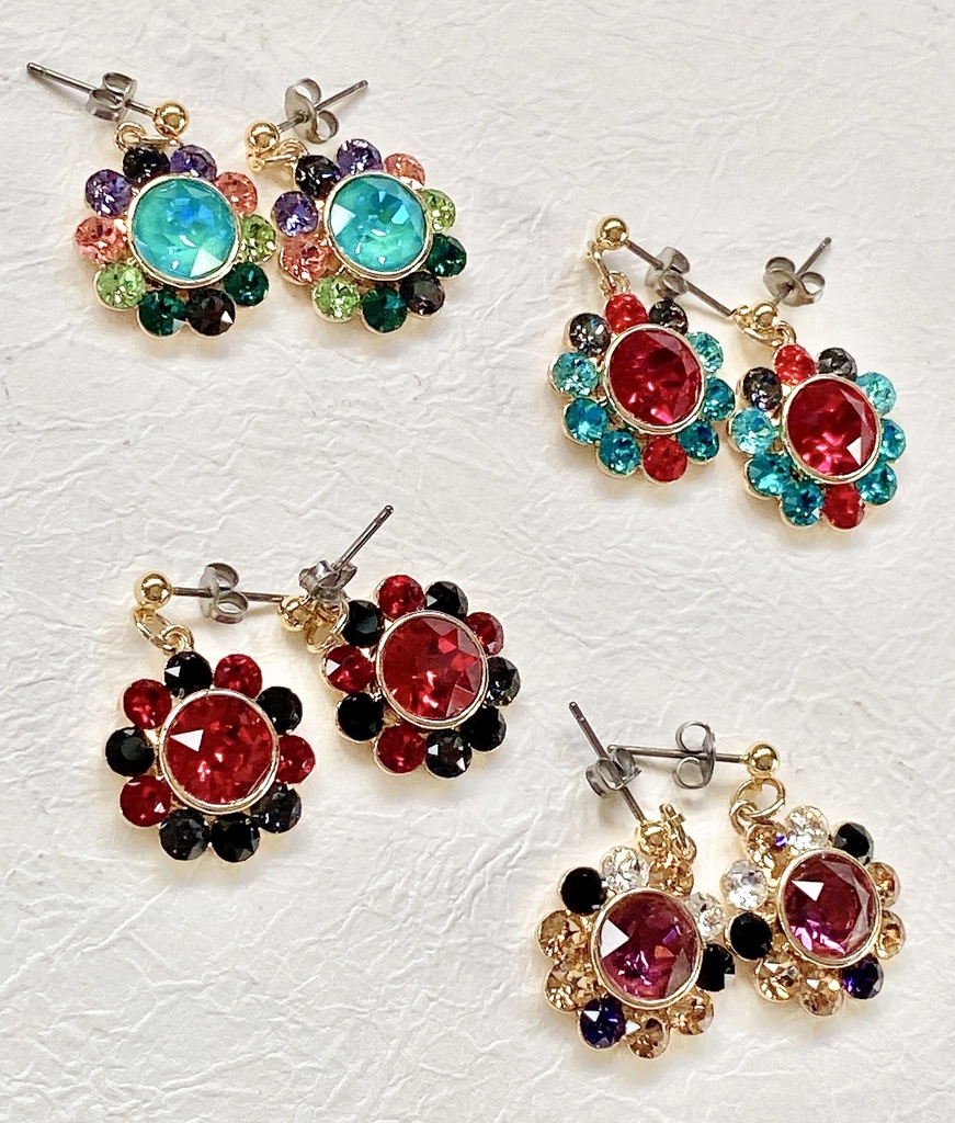 刀剣男士イメージ ビジューピアス/イヤリング 『閃々』