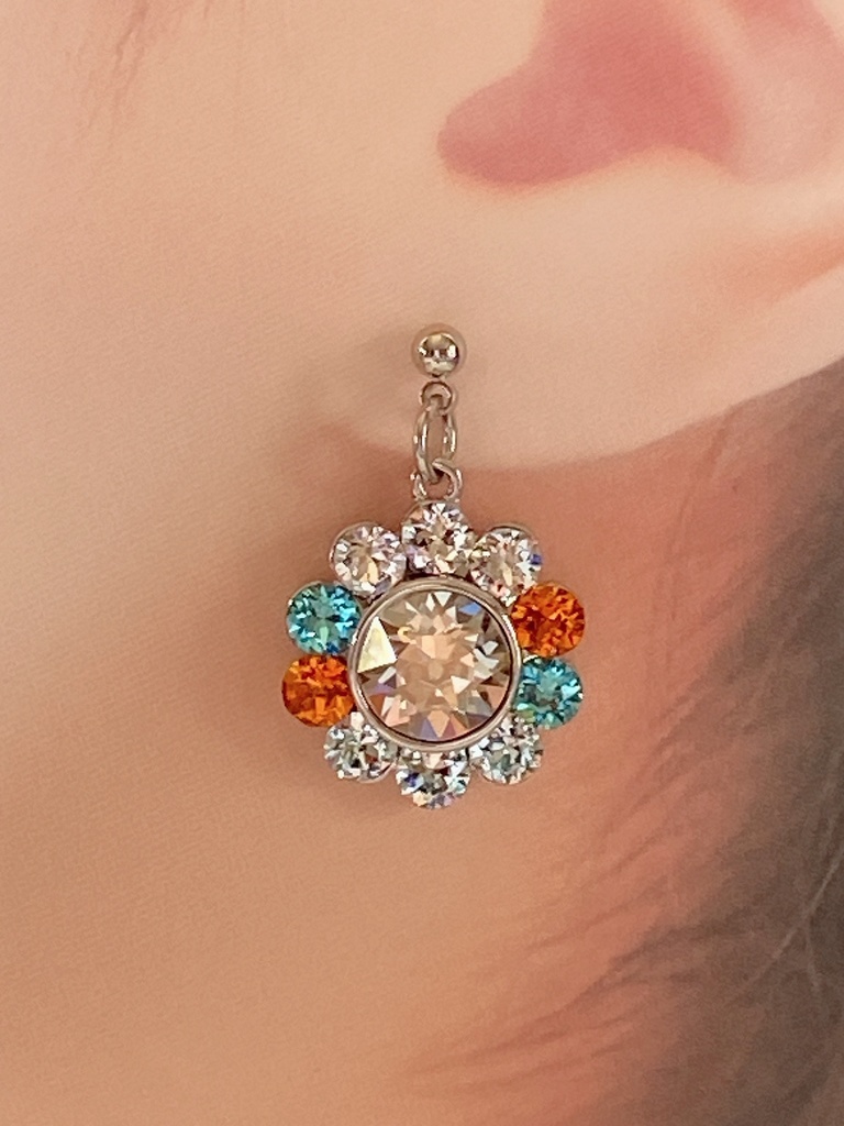 刀剣男士イメージ ビジューピアス/イヤリング 『閃々』