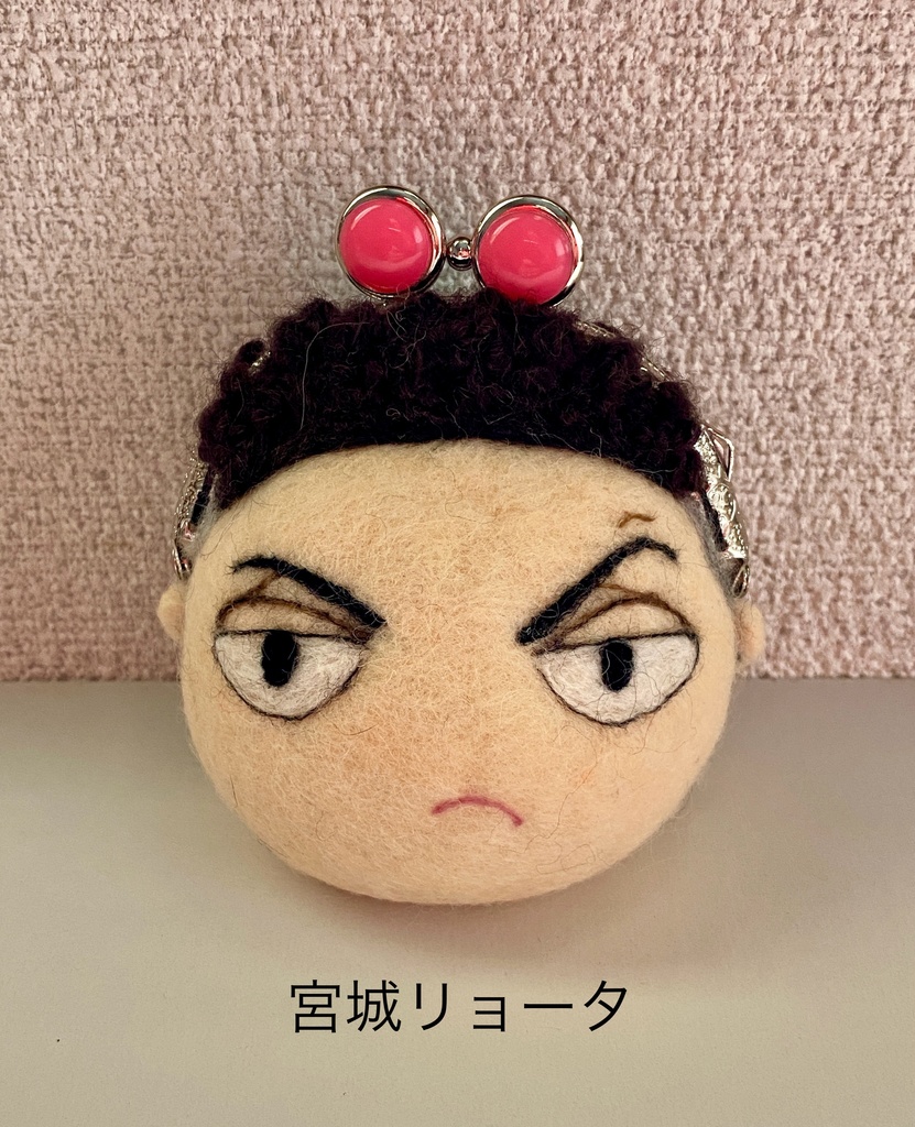 湘北 お顔ミニがま口