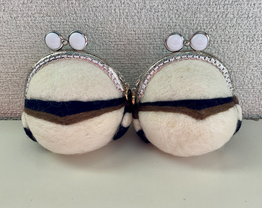 沢エナガくんと深エナガさん ミニがま口