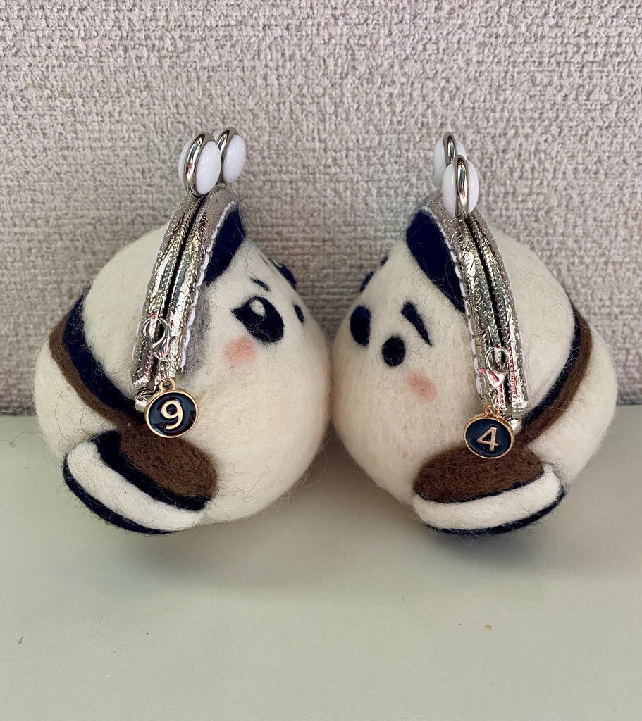 沢エナガくんと深エナガさん ミニがま口